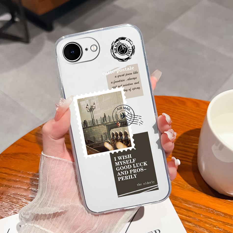 

Case For iPhone 16E/SE 3 2022/SE 2 2020 Clear Phone Cover For iPhoneSE 2025 Soft TPU Slim Silicone Anti Drop Back Covers iPhone SE2- 2020