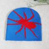 Hat Knitted Fashion With Spider Embroidery Design For Keeping Outdoors Warm