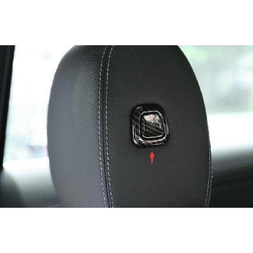 For Benz GLB W247 - Carbon Fiber Seat Headrest Button Frame Cover Trim