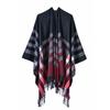 Women S Plaid Tassel Scarf Warm Dual Use Shawl European Fashion