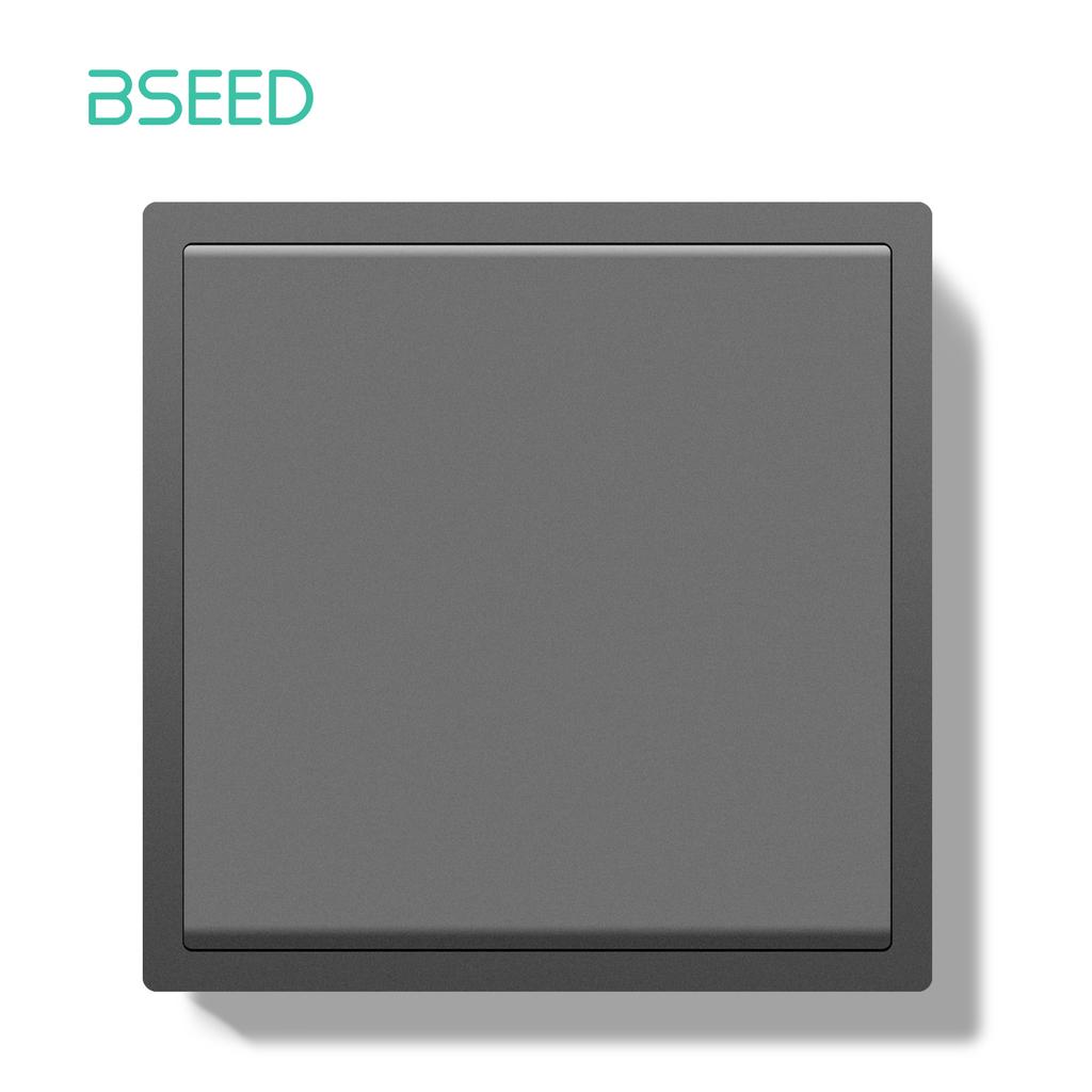 Interruptor de Parede BSEED Interruptores de Botão de Pressão 1/2 Gang 10A 1/2 vias/Reset Luz de Parede Moldura de Plástico Para Escadas Quarto Vila Casa Série E