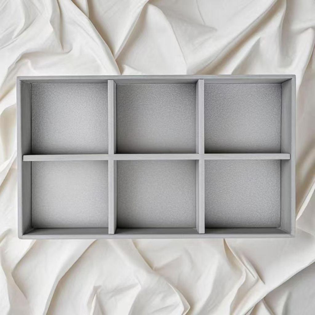 Samt Schmuckaufbewahrungsschale für Armbänder und Accessoires - Eisblumen-Design