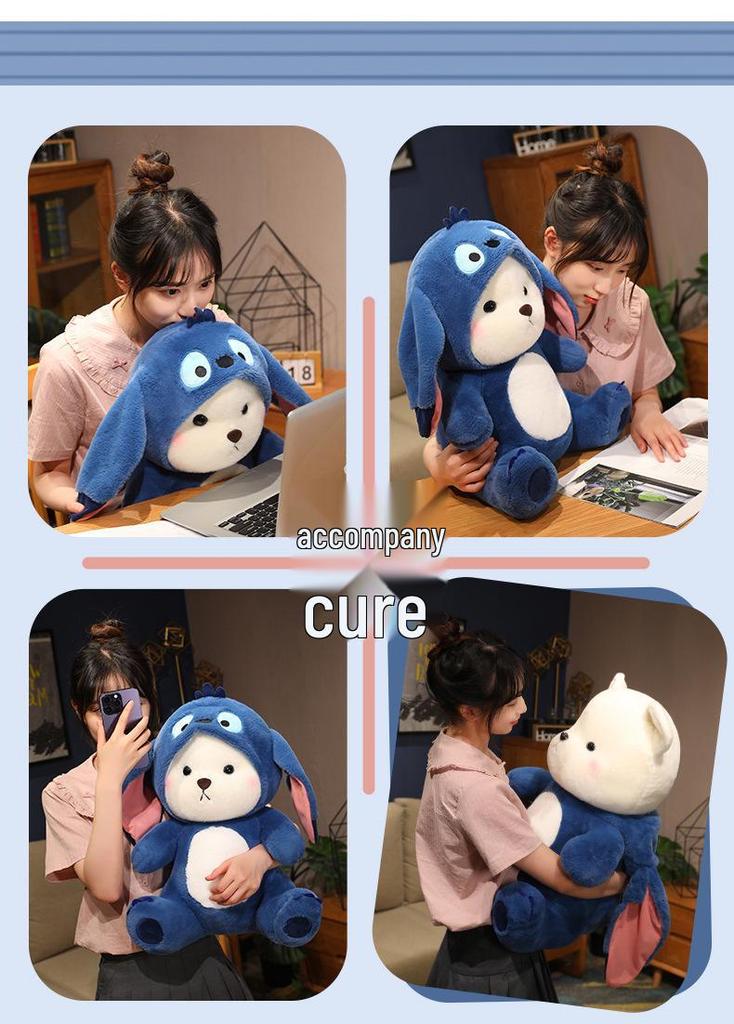 Cute Bear Doll Plush Toy for Girls - Perfect Birthday Gift & Best Friend Hug Pillow