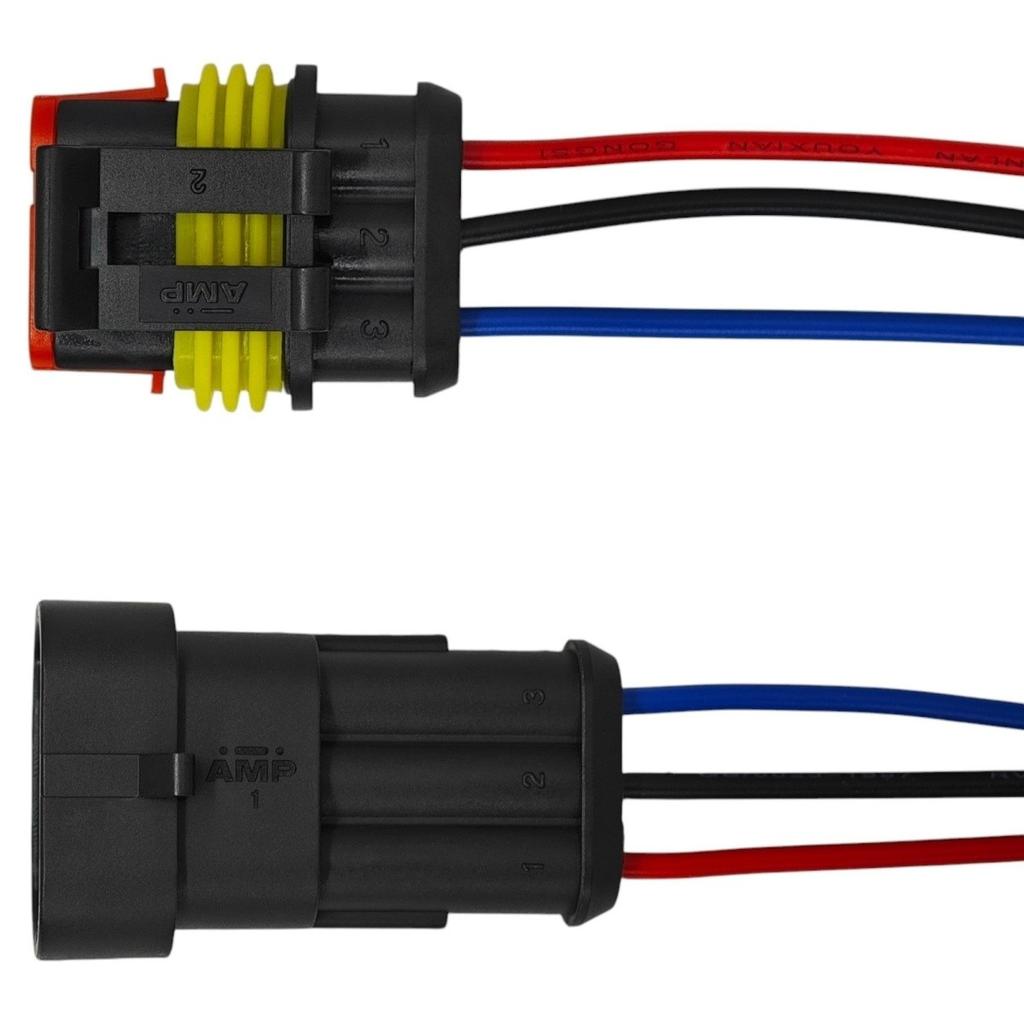 4 szt złącze hermetyczne Superseal 3 pin Wodoodporne