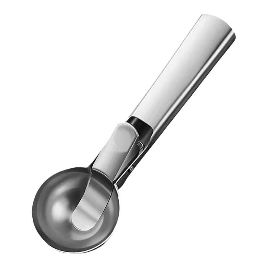 Ice Cream Scoopers Stainless Steel Fruit Scoop Dishwasher Safe Multifunctional Baking Scooper Ergonomic Handle Large Cookie