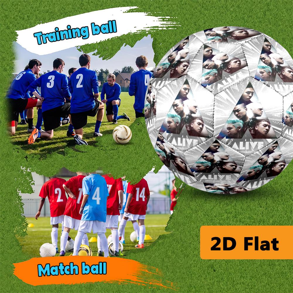 Vibrant Youth Expressions Soccer Ball Suitable for Both Training and Competition Very Elastic No. 5 Football Outdoor Sports Entertainment