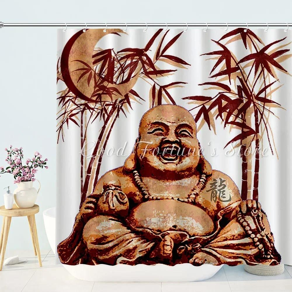 

Vintage Chinese Gods Bath Shower Curtain 90x180 cm