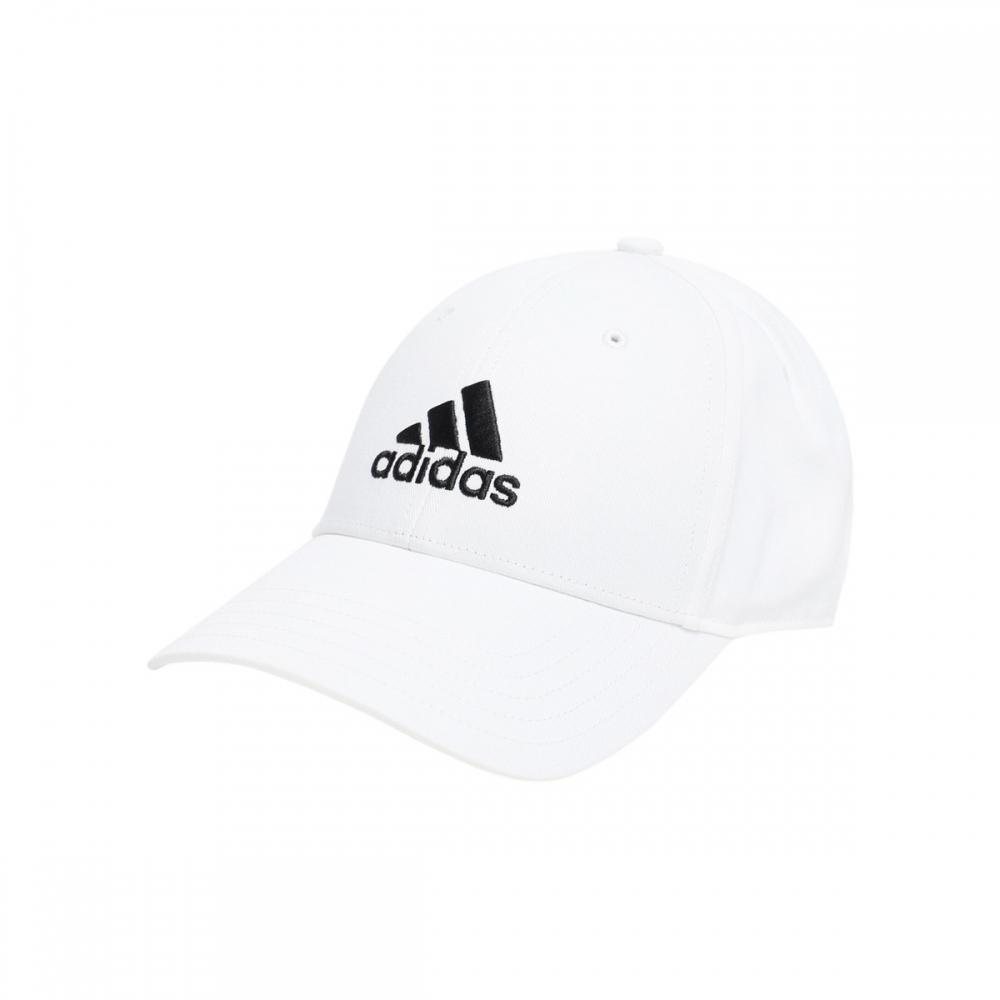 Adidas Cotton Twill Baseball Cap Ib3243 White Black
