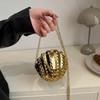 Women's Mini New Fashion Shell Shoulder Bag Ladies' Dinner Bag  Shiny Crossbody Shell Bag
