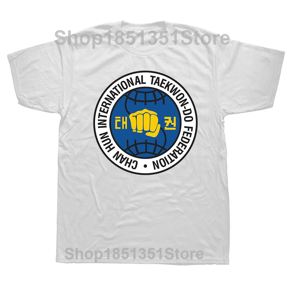 

Funny INTERNATIONAL TAEKWONDO FEDERATION ITF KARATE T Shirts Graphic Cotton Streetwear Short Sleeve Birthday Gifts Tshirt S
