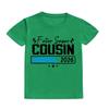 Feture Super Cousin 2026 Kid Tshirt Casual Short Sleeve Child Tee Tops Round Neck T Shirt Pregnancy Announcement