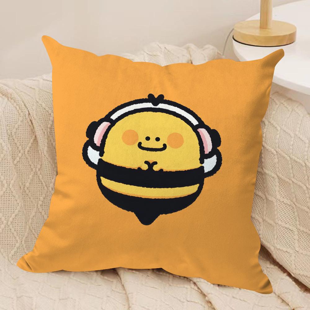 

Cute animal patterns Cushion Cover Soft Plush Fabric Double-Sided Printed Sofa Cushion Cover for All Seasons Home Decor Gift 30cmx30cm