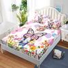 Multi-Color Butterfly Pattern Bed Hat Three-Piece Digital Printing Bedding Bed Hat Three-Piece Set Children And Adults