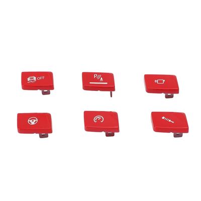 6 Stück Schalthebel Schalter Panel Knopf Abdeckung Linkslenker Stilvoller Look Robust Ersatz für M3 F80 M4 F82