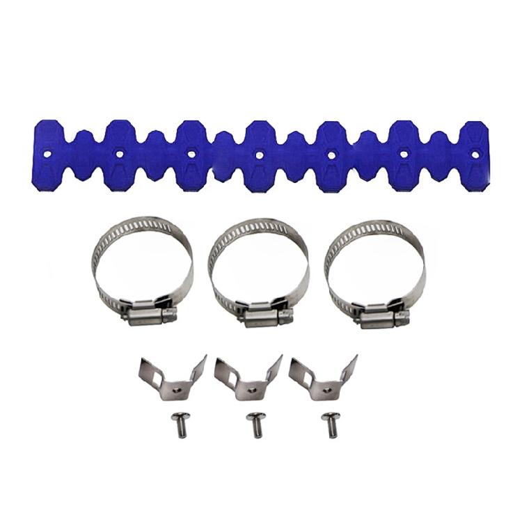Motorcycle Accessories Flexible Exhaust Heat Shield Exhaust Insulation Muffler Protection Cover for Dirt Bikes синий