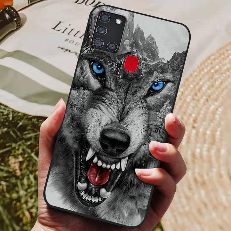 For Samsung A21S Case Phone Cover Silicone Soft TPU Back Cover for Samsung Galaxy A21S Case A 21S A21 S A217F Fundas Bumper