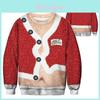 And Breathable Ugly Christmas Sweater For Men And Women With Soft Material**