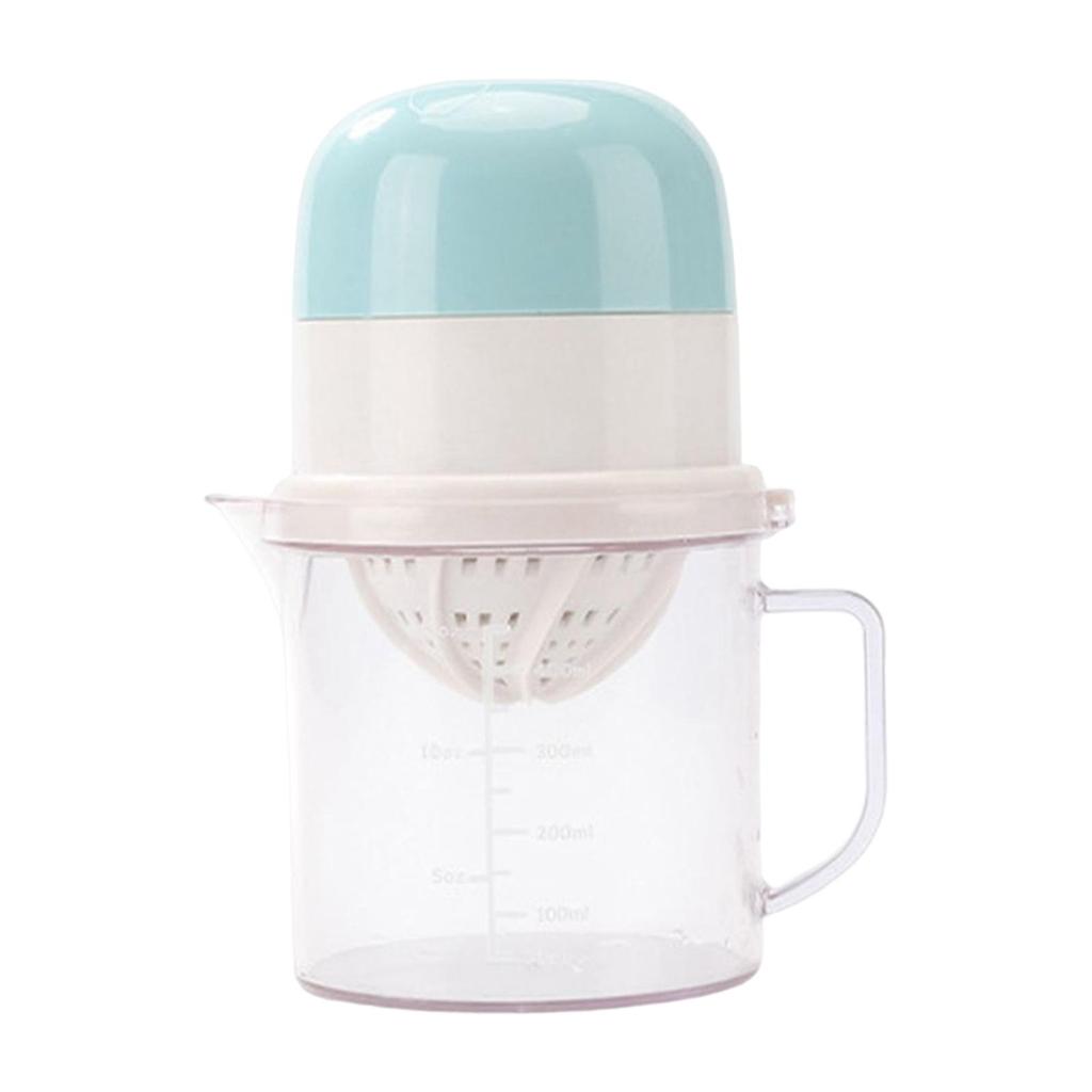 Measuring Cup Juice Container 450ml Citrus Juicer for Kitchen Picnic Camping blue