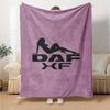 1pc DAF XF Soft Flannel All Season Throw for Home, Office, Outdoor UseDurable Comfort Soft Warm Throw for Home