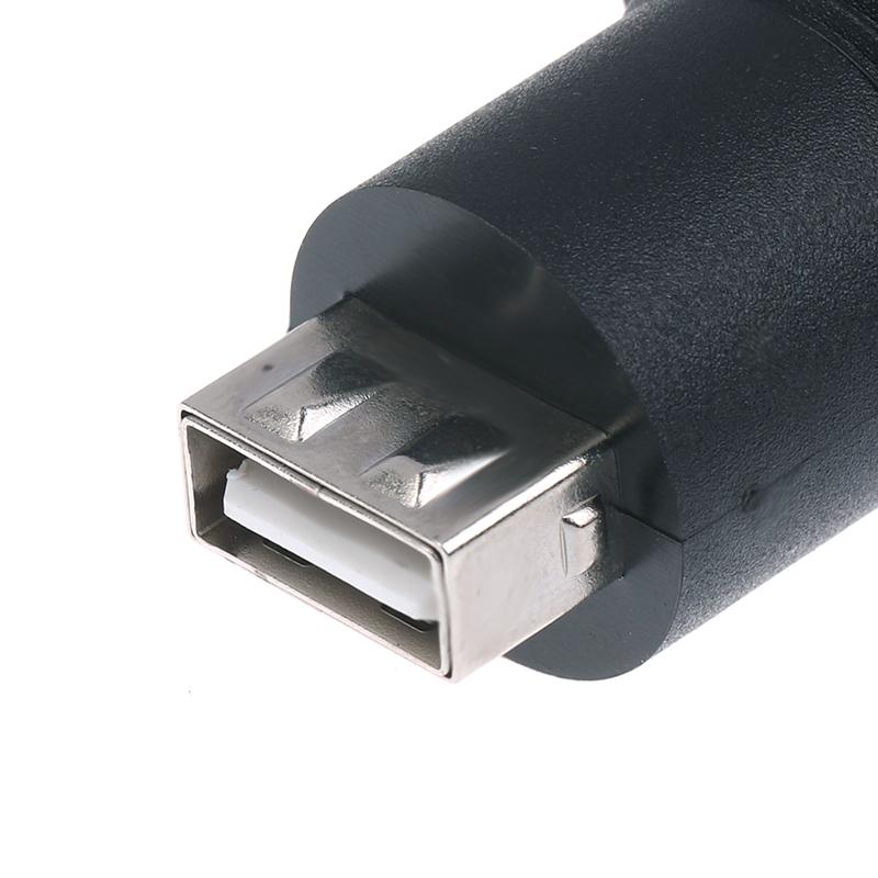 Usb C Female To Usb A Female Connector Round Flush Panel Mount Converter Extender Bulkhead Passthrough Socket