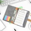 Budget Planner Volný retro kožený notebook Set Budget Binder Money Envelopes Měsíční plánovač