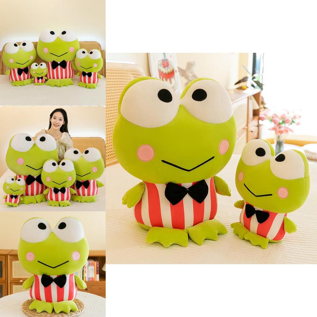 Adorable Large Eye Frog Plush Toy Cuddly Stuffed Animal Soft Pillow For Kids Gift
