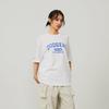 MLB College Style Series T Shirts Unisex White Crew Neck Moderate 3ATSV0243-07WHS