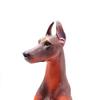 Doberman Pinscher Model Cognitive Ability Burrs-free Smell-less Action Figure Toy Doberman Pinscher for Children