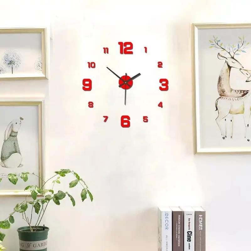 DIY Wall Clock Wall Decoration Home Silent Clock Living Room Office Wall Decoration Wall Decoration Clock