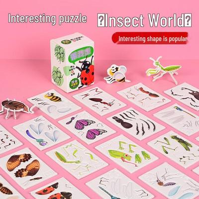 OEING Cartoon 3D Insektenpuzzle (4 Packung)