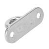 4Pcs Staple Ring Hook Stainless Steel Rugged 800LB High Strength Pad Eye Plate U Hook For Marine Yacht RV 45x15mm/1.8x0.6in