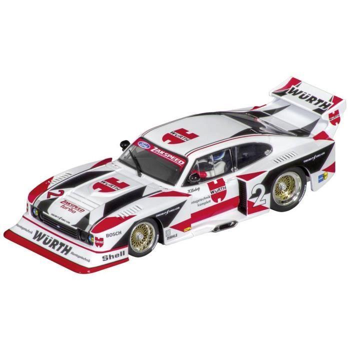 Voiture de course - CARRERA - Ford Capri Zakspeed Turbo Team Würth-Zakspeed, no.2 - Blanc - Adulte - Intérieur