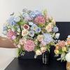 Fake Plants Artificial Flower Bunch Room Decor Decorative Fake Flower Desk Accessories Wedding Party Flower Supplies