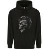 Punk Rock Skull With Tattoos Skull Music hoodie-Casual Pullover Sweatshirt