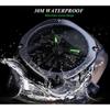 WINNER Men's Fashion Casual Hollow Out Mechanical Movement Waterproof Automatic Mechanical Watch