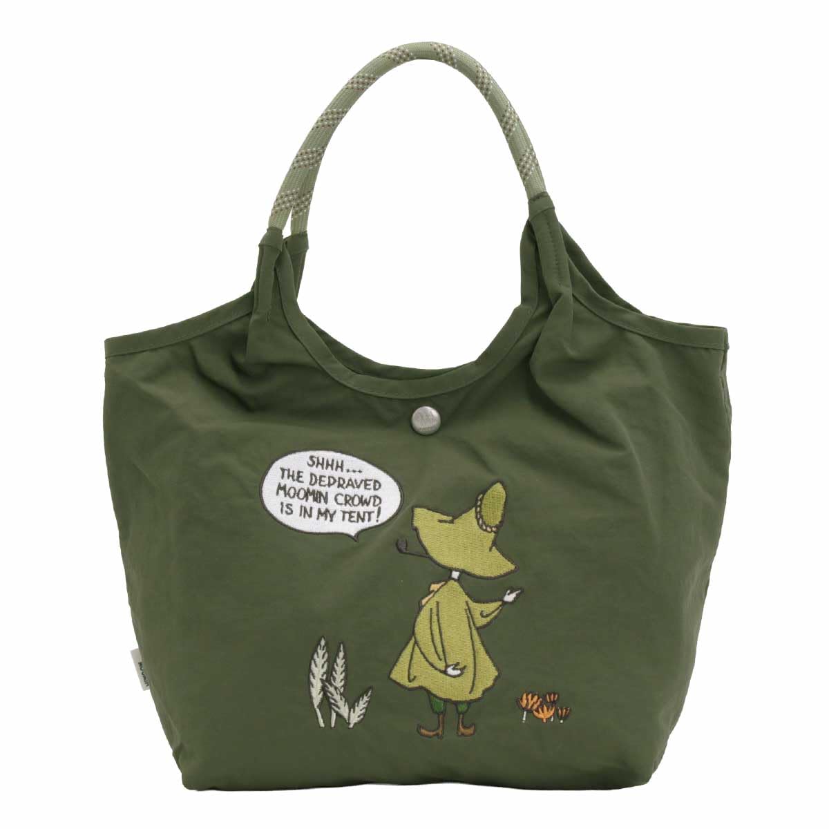 

Мумі-троль Маленька та Хаттіфаттени Вишита сумка-тоут Багато вишита сумка через плече [МУМІ-ТРОЛЬ] [Офіційна] Моя, Снусмумрик, Сморідько, Сумка, Сумка, 2-стороння RMPK-02