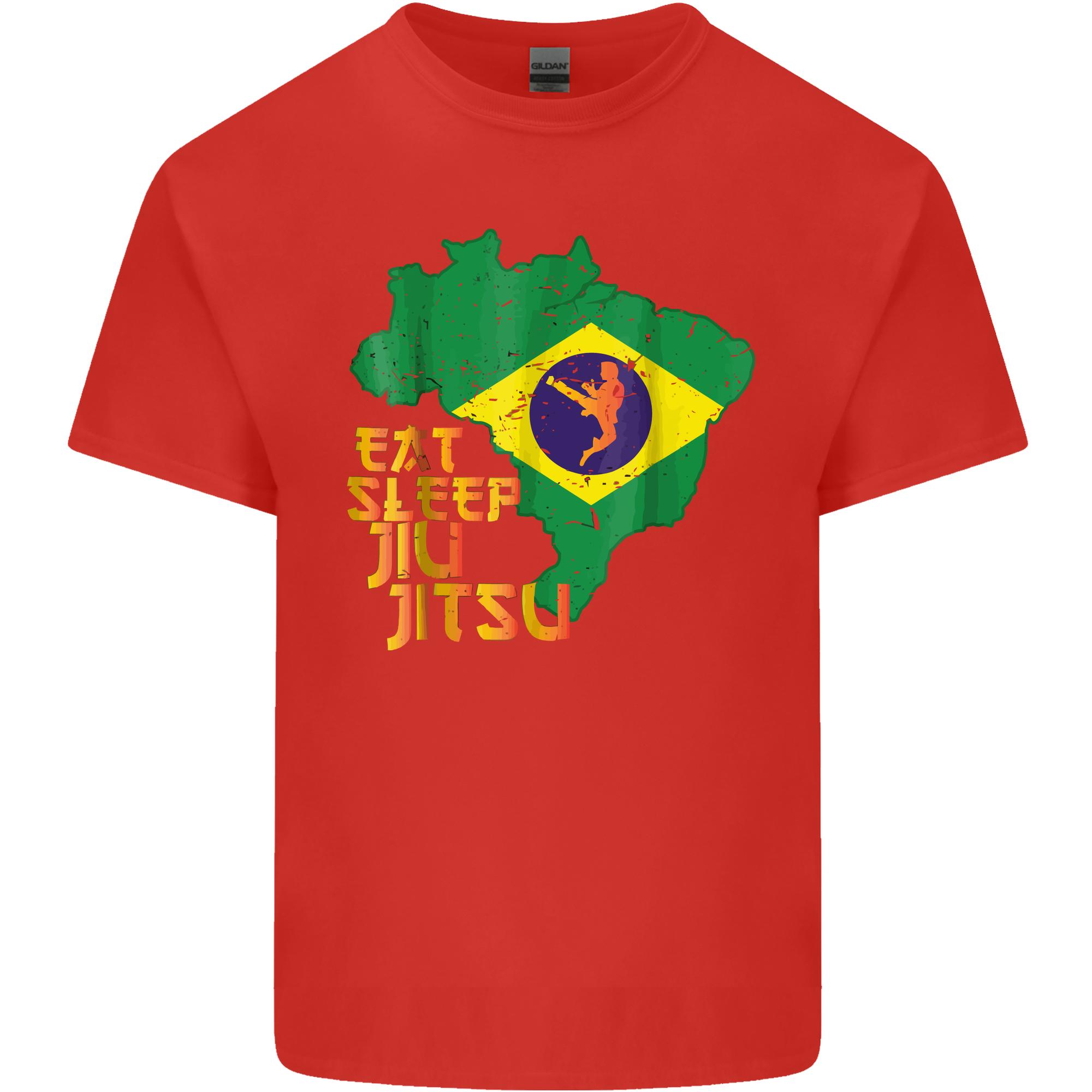 Eat Sleep Brazilian Jiu Jitsu MMA Unisexs Light Cotton TShirt S