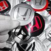4pcs 56mm 60mm 65mm Car Wheel Center Covers Badge Sticker Stickers For Honda Civic XR-V HR-V Accord Odyssey CRV Insight Fit