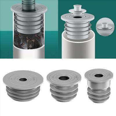 1PC Silicone Sewer Seal Ring Kitchen Pipe Deodorant Sealing Plug Floor Drain Cover for Washing Machine In Bathroom