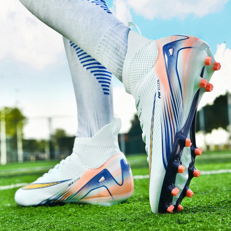 Men Professional Football Field Boots TF/FG Original Soccer Shoes Society High Quality Cleats Studded Football Shoes Comfortable