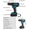 520N.M 13mm 10mm Chuck Torque Electric Drill Flat Hammer Impact Drilling Electric Screwdriver for 18V Battery 3 IN 1
