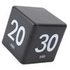 Schwarz Rot Klapp-Timer ABS Würfel-Timer Tragbarer Countdown-Timer Kochen Lernen Training Büro
