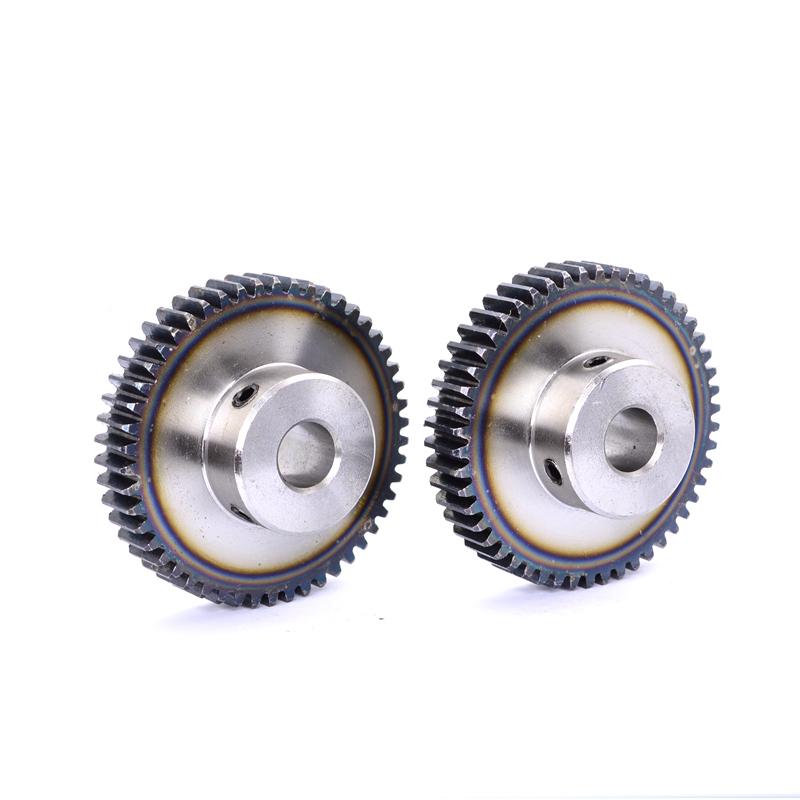 1Pcs Bore6/8/10/12/14/16mm 1 Mod Spur Gear Metal Transmission Gear 45# Steel 1M 36/40/42/40/50/52 Tooth Pinion Motor Convex Gear