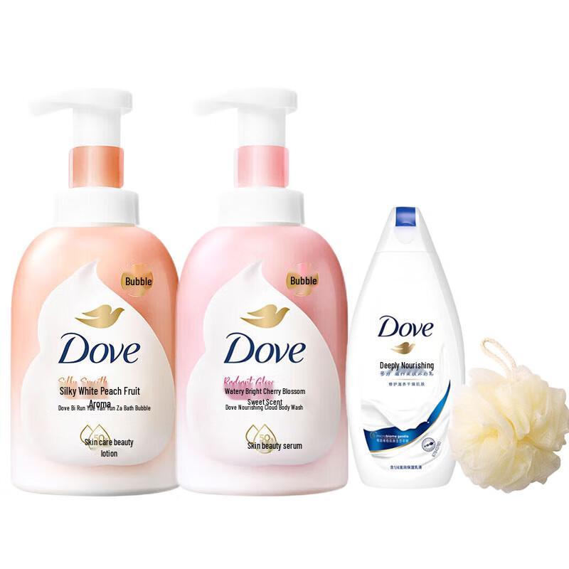 DOVE Foaming Shower Foam Set