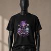 Purple Witch Girl Cute Goth Kawaii Ghost Halloween Streetwear Oversized Shirt Shirt Anime Girl Dark Fantasy Gothic Alternative Clothing