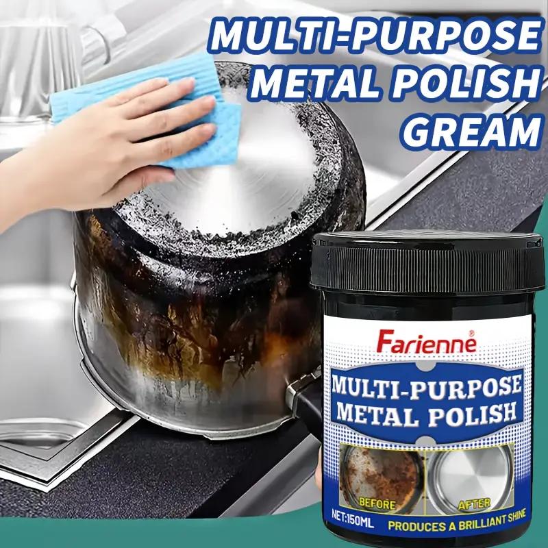 

Многоцелевой полироль для металла, подходит для плит, кухонных вытяжек, посуды и раковин, восстанавливает блеск, обеспечивает долговременную защиту 150ml