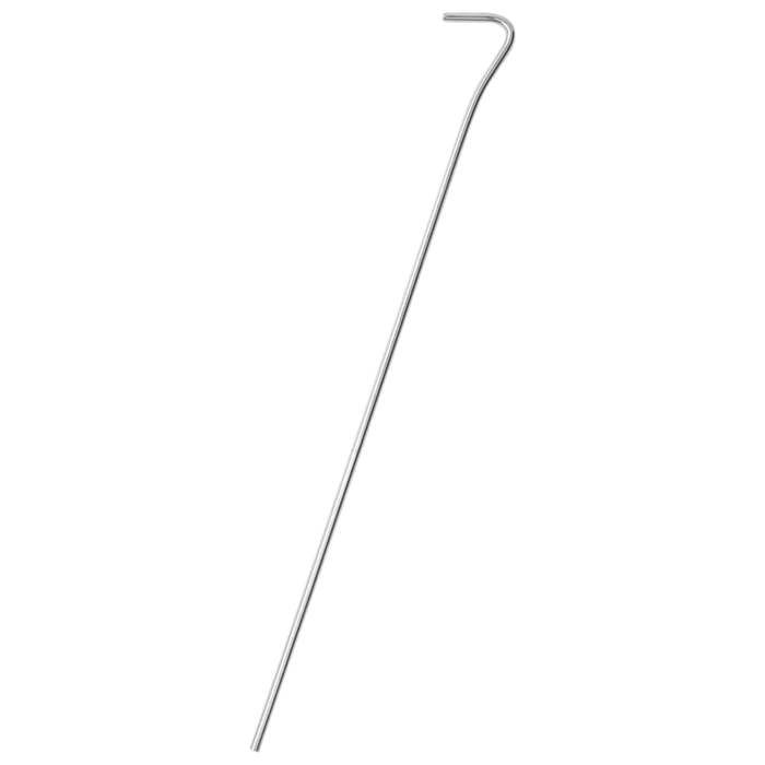 VidaXL Piquets de tente 50 pcs 30 cm Ø4 mm acier galvanisé, piquet de sol, ancrage au sol, piquet de camping résistant, 4009322