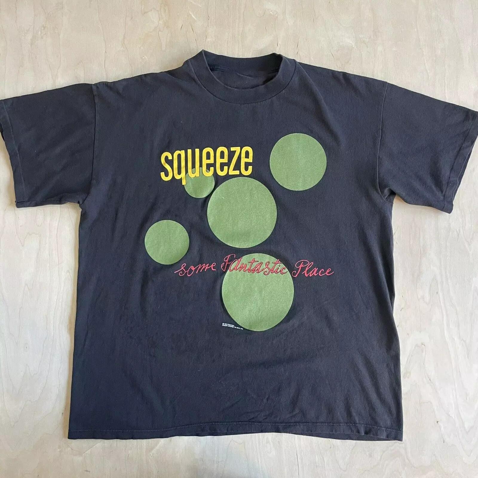 Squeeze Band Gift For Friends Black T-Shirt Cotton All Size L
