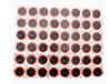 48 Pieces 25MM Round Bicycle Tire Repair Patches Self-Adhesive Durable Rubber Puncture Repair Kit for Bike Tubes and Tires