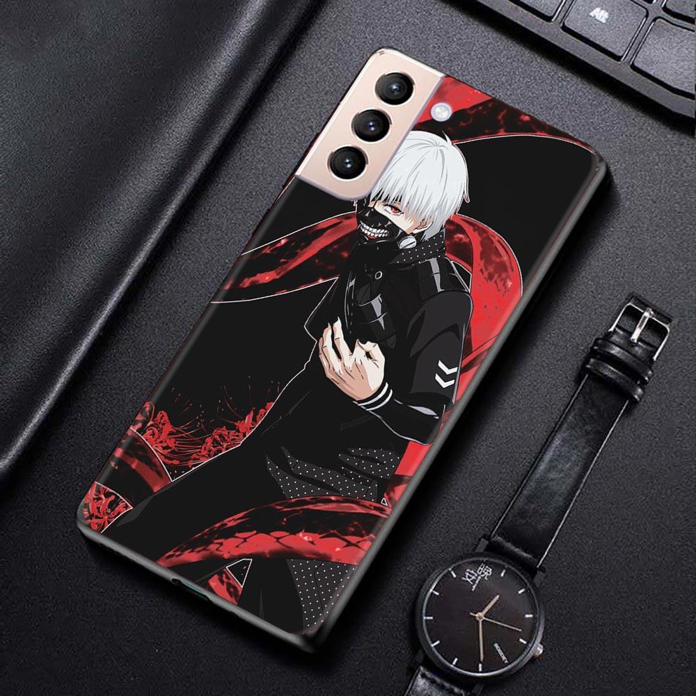 Anime Tokyo Ghoul Boy Jin Muyan Case For Samsung Galaxy S22 S21 S20 Ultra FE S22 S21 S20 S10 S9 S8 Plus S10e S7 Edge Phone Cover